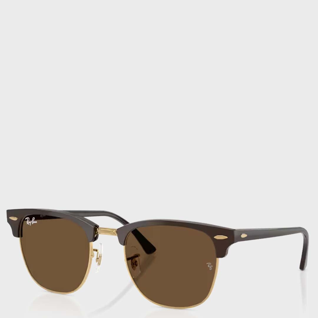 Clubmaster | Brown & Gold