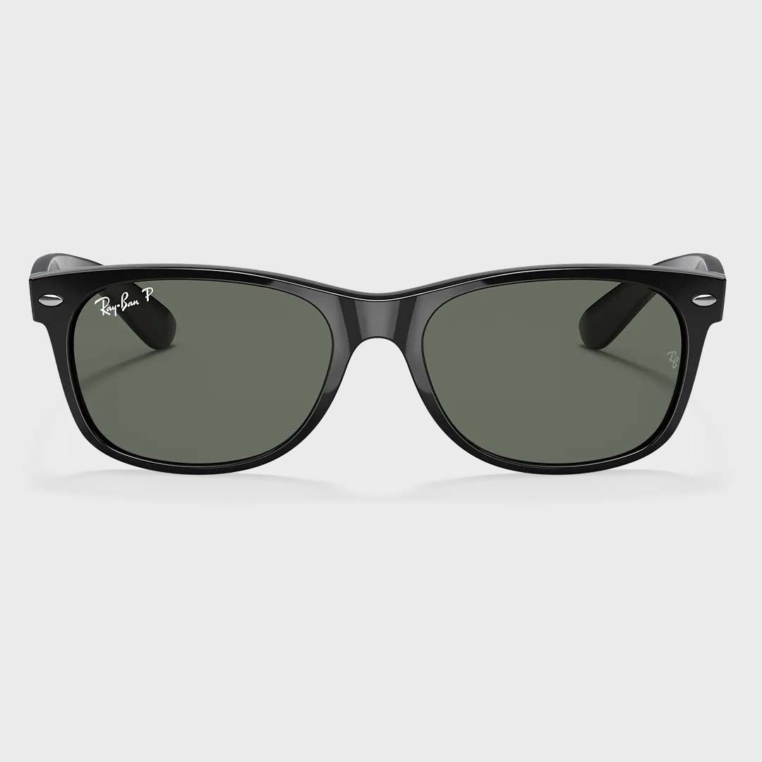 NEW WAYFARER | BLACK / POLARIZED GREEN