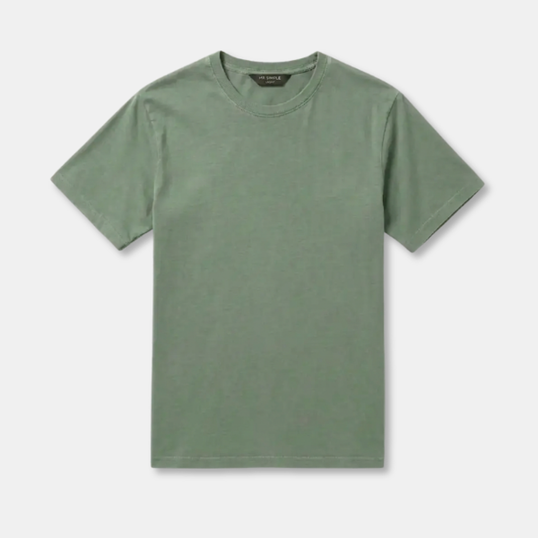 Mr Simple Reginald Tee in Wasabi Fade