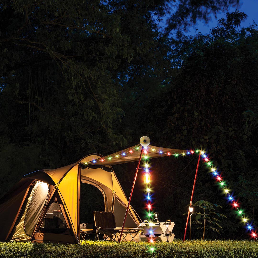 Retractable String Lights | 10m Rainbow