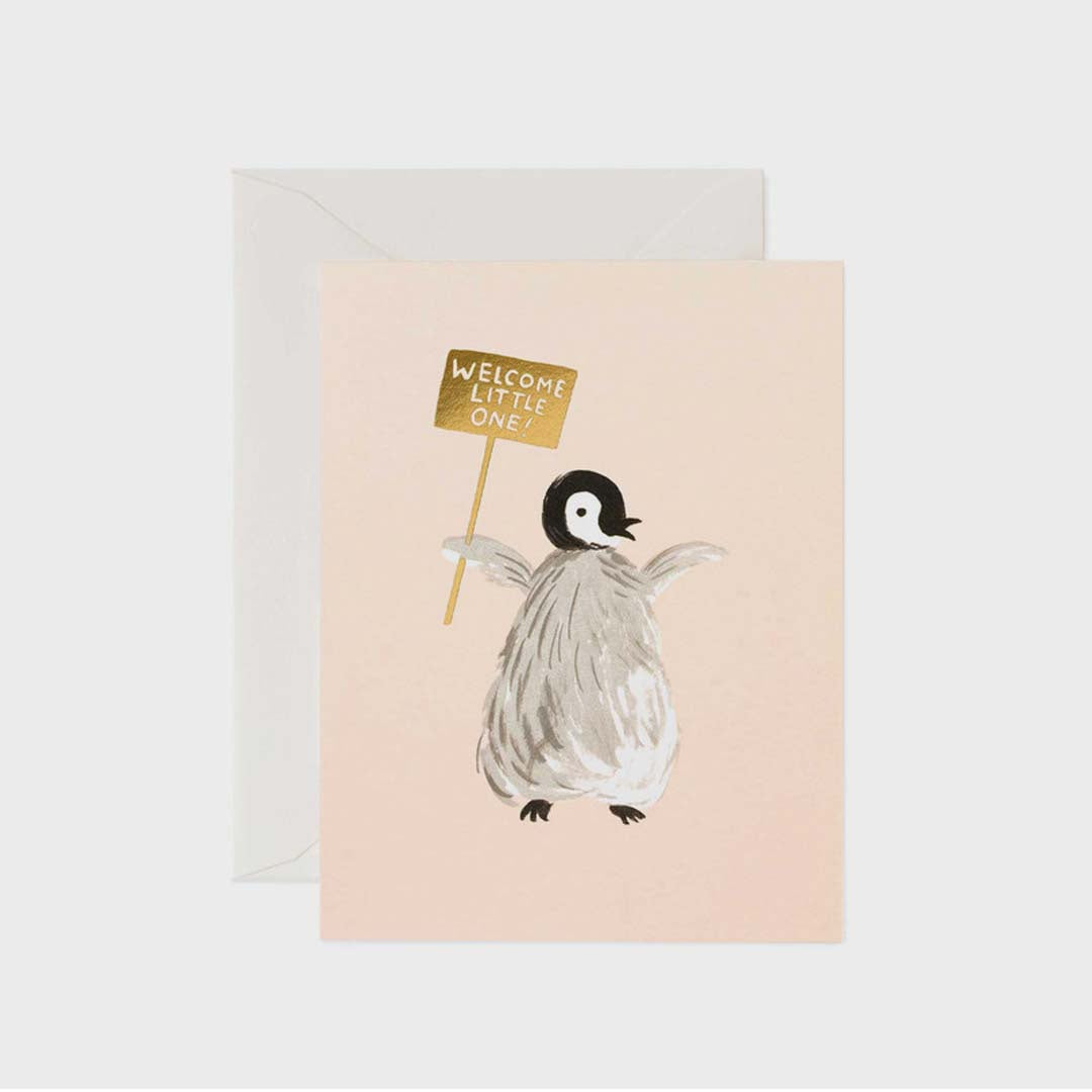 BABY CARD | WELCOME PENGUIN