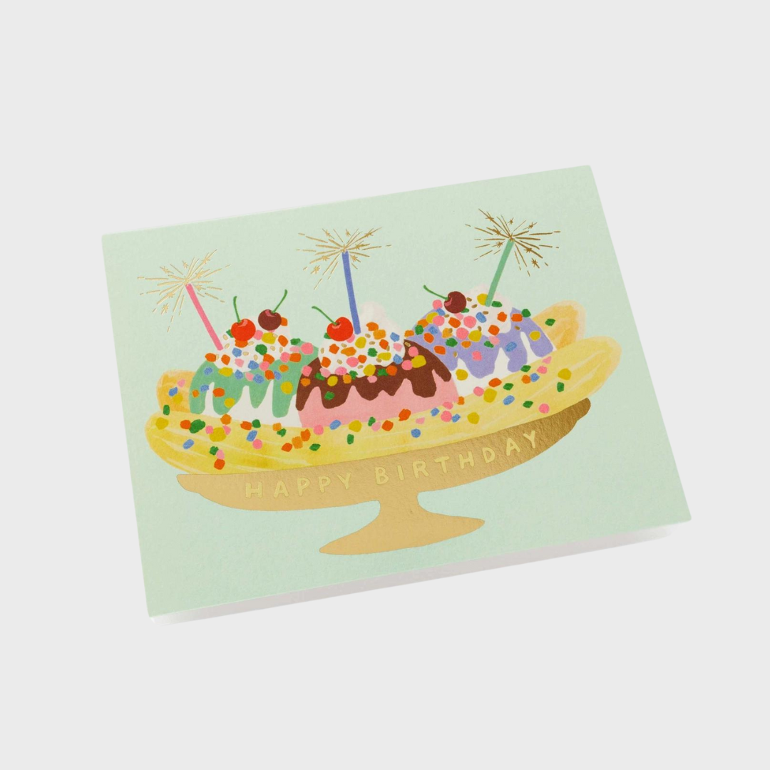 BIRTHDAY CARD | BANANA SPLIT BIRTHDAY
