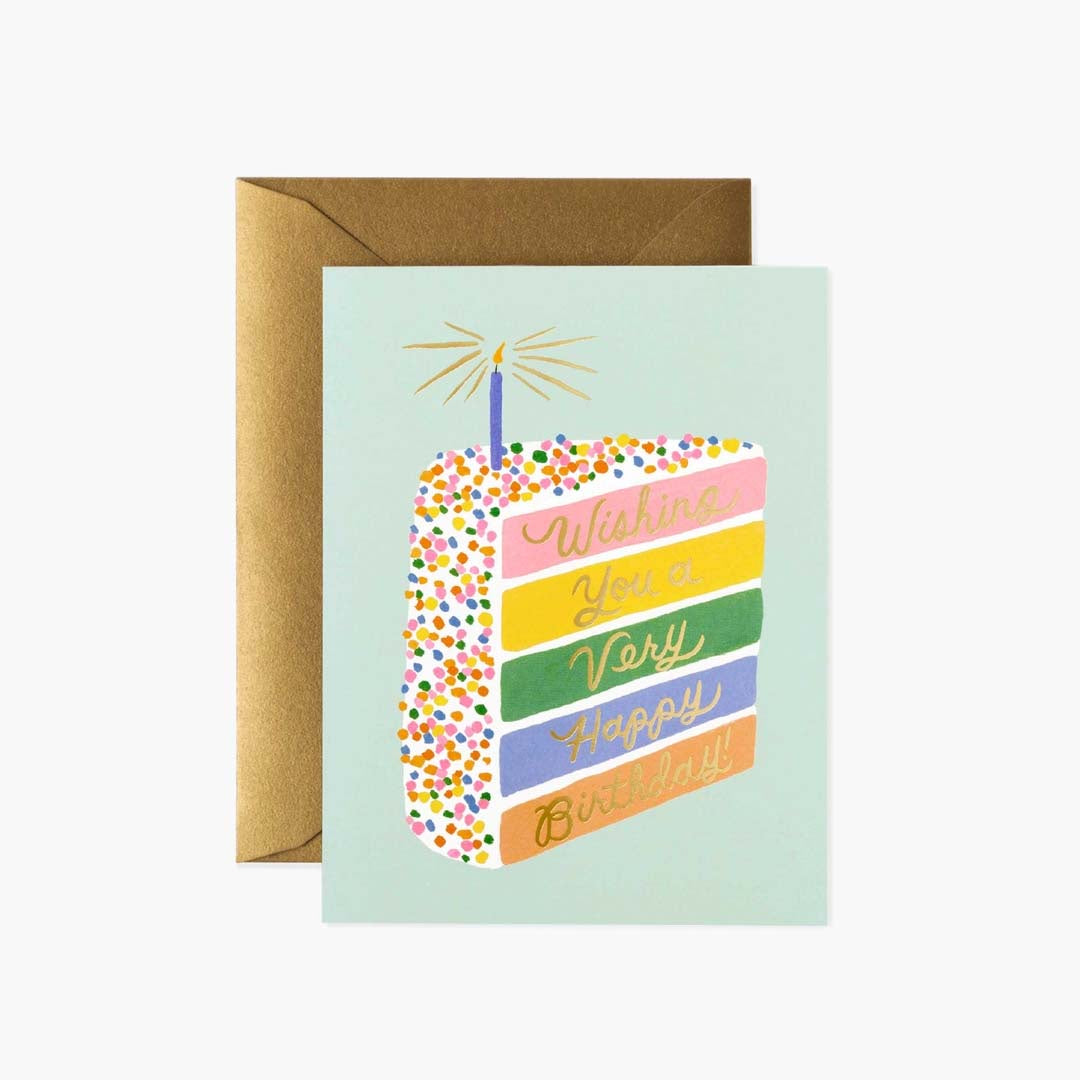 BIRTHDAY CARD | CAKE SLICE BIRTHDAY