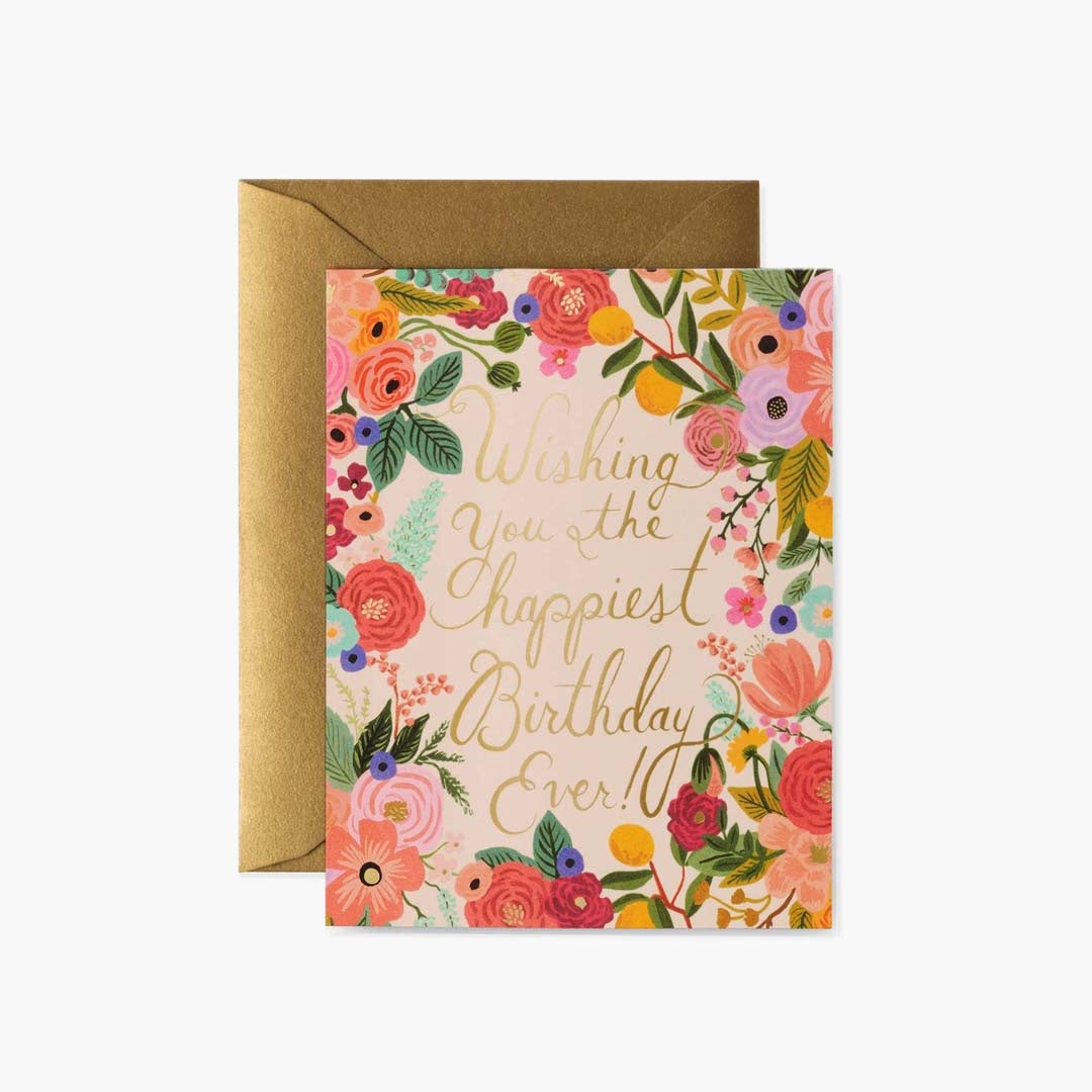 BIRTHDAY CARD | GARDEN PARTY BIRTHDAY