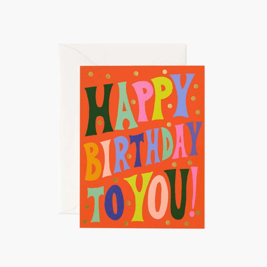 BIRTHDAY CARD | GROOVY BIRTHDAY