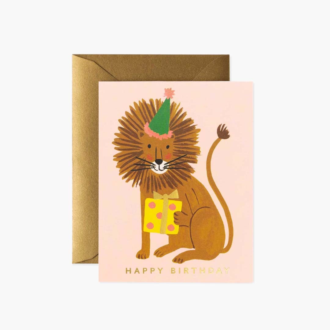 BIRTHDAY CARD | LION BIRTHDAY