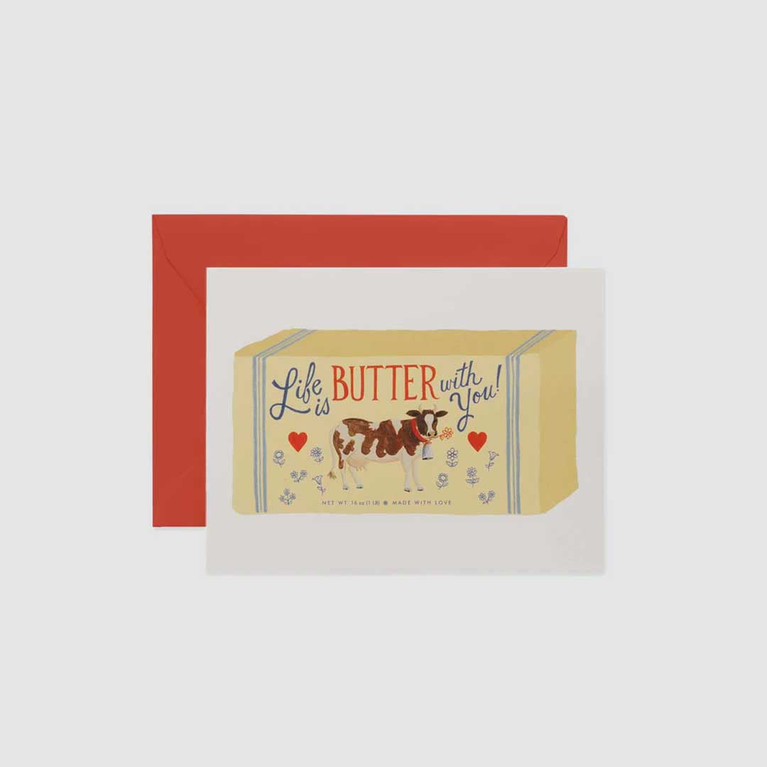 Love & Friendship Card | Life is Butter With You