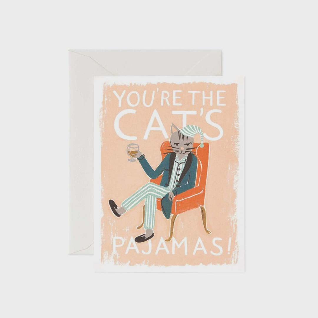 LOVE & FRIENDSHIP CARD | YOU'RE THE CAT'S PAJAMAS