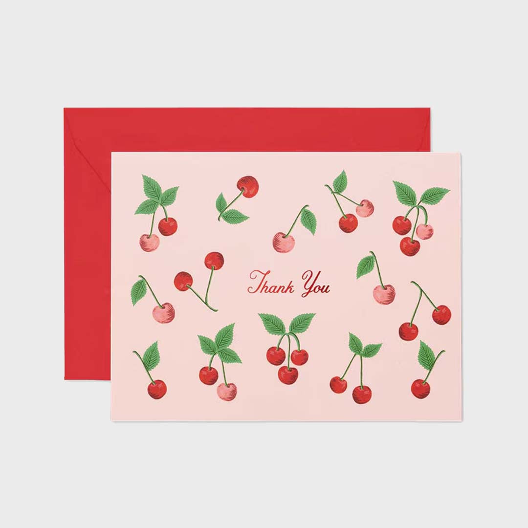 THANK YOU CARD | CHERRIES THANK YOU