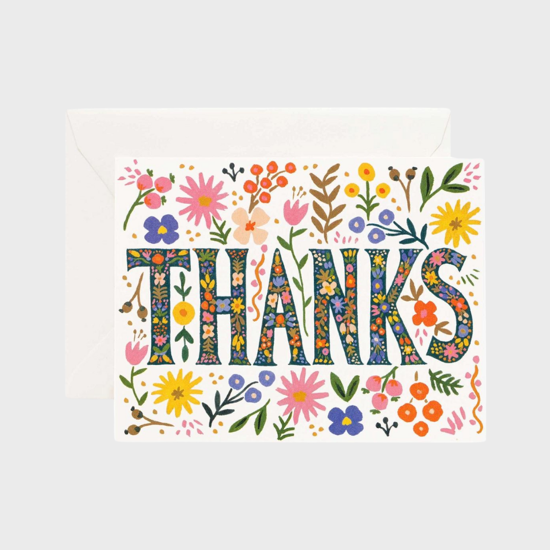 THANK YOU CARD | FLORAL THANKS