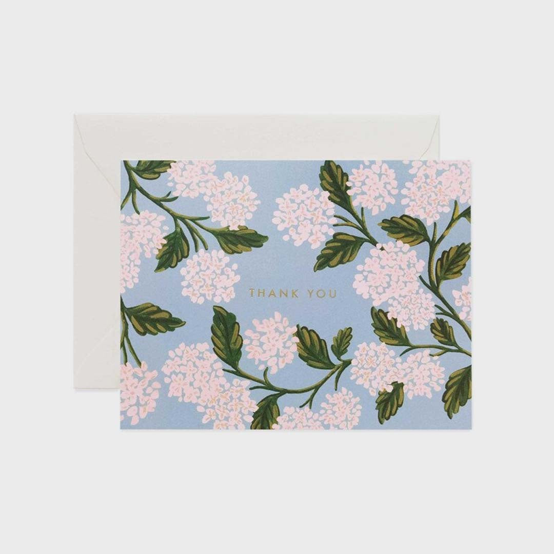 THANK YOU CARD | HYDRANGEA