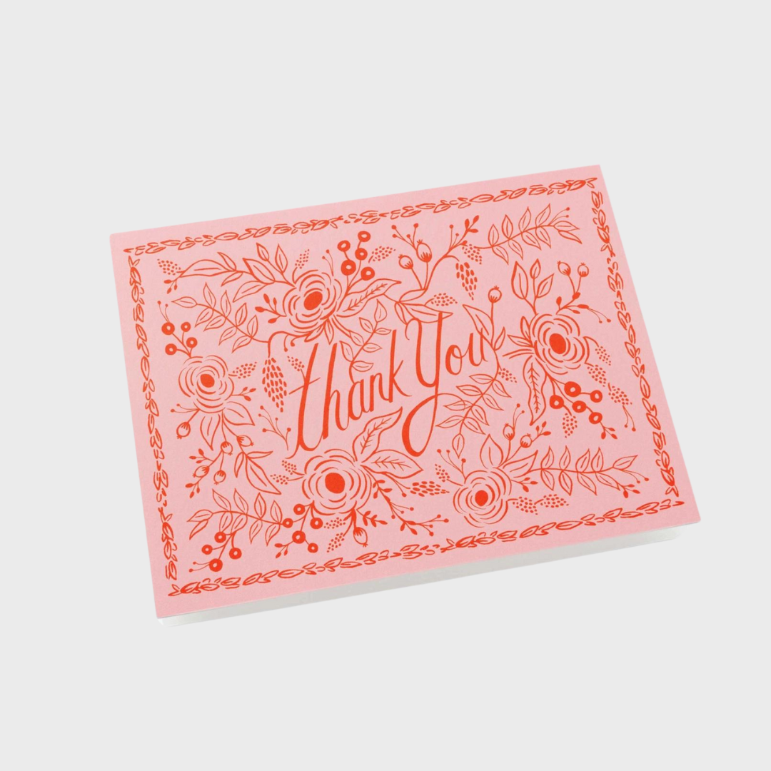THANK YOU CARD | ROSE THANK YOU
