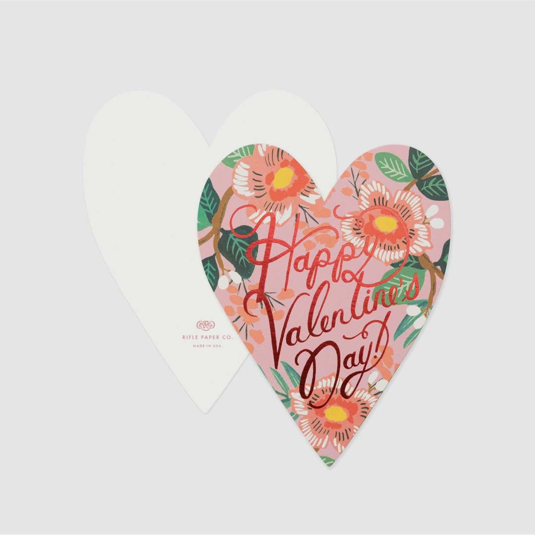 VALENTINES DAY CARD | HEART BLOSSOM VALENTINE