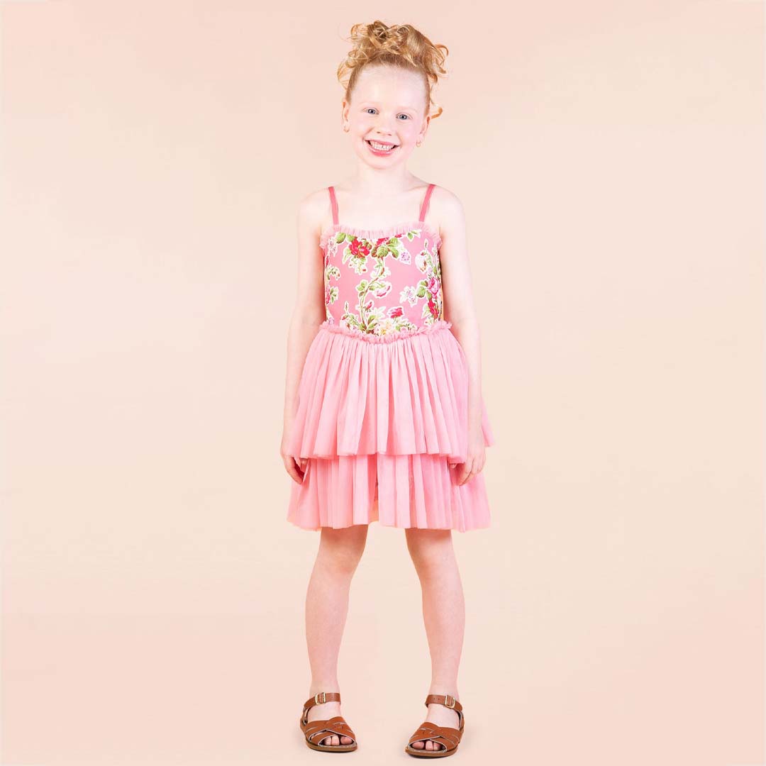 ALINA SWEETHEART TULLE DRESS | PINK