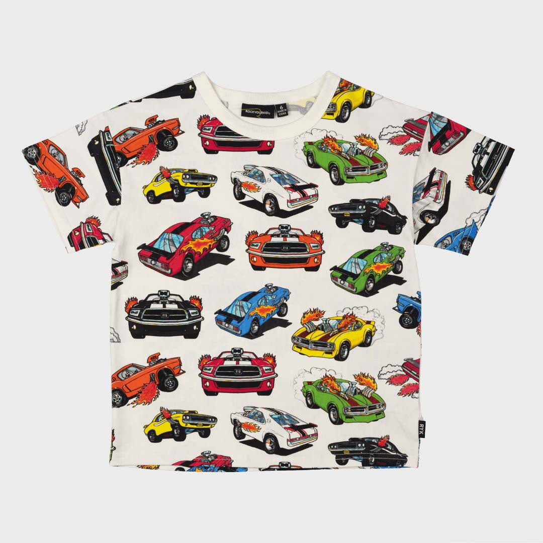 CARS T-SHIRT | CREAM