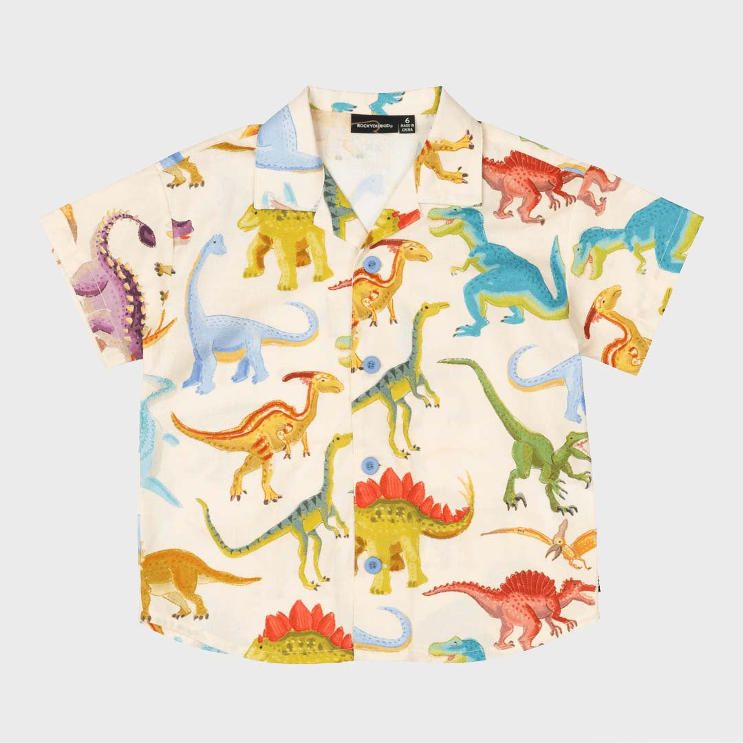 DINOS GALORE SHIRT | ECRU