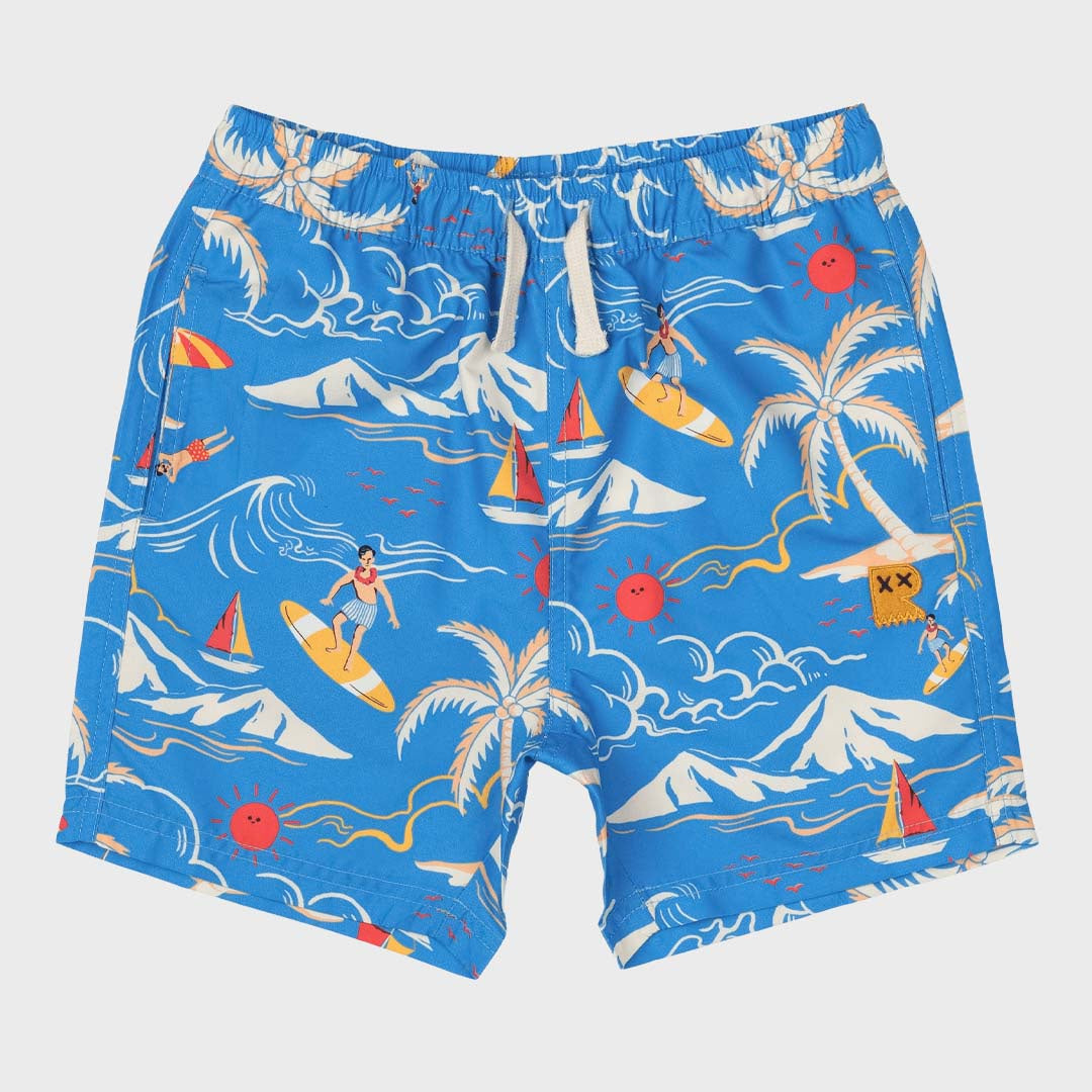 SURFIN SAFARI BOARDSHORTS | BLUE