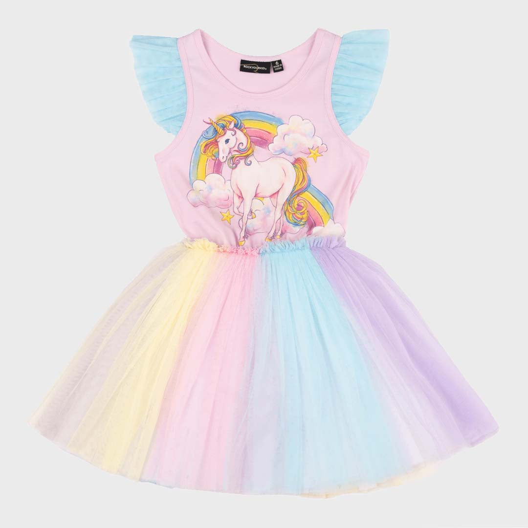 UNICORN SINGLET CIRCUS DRESS | RAINBOW