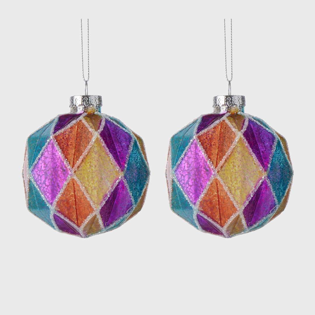 HARLEQUIN ORNAMENT SET