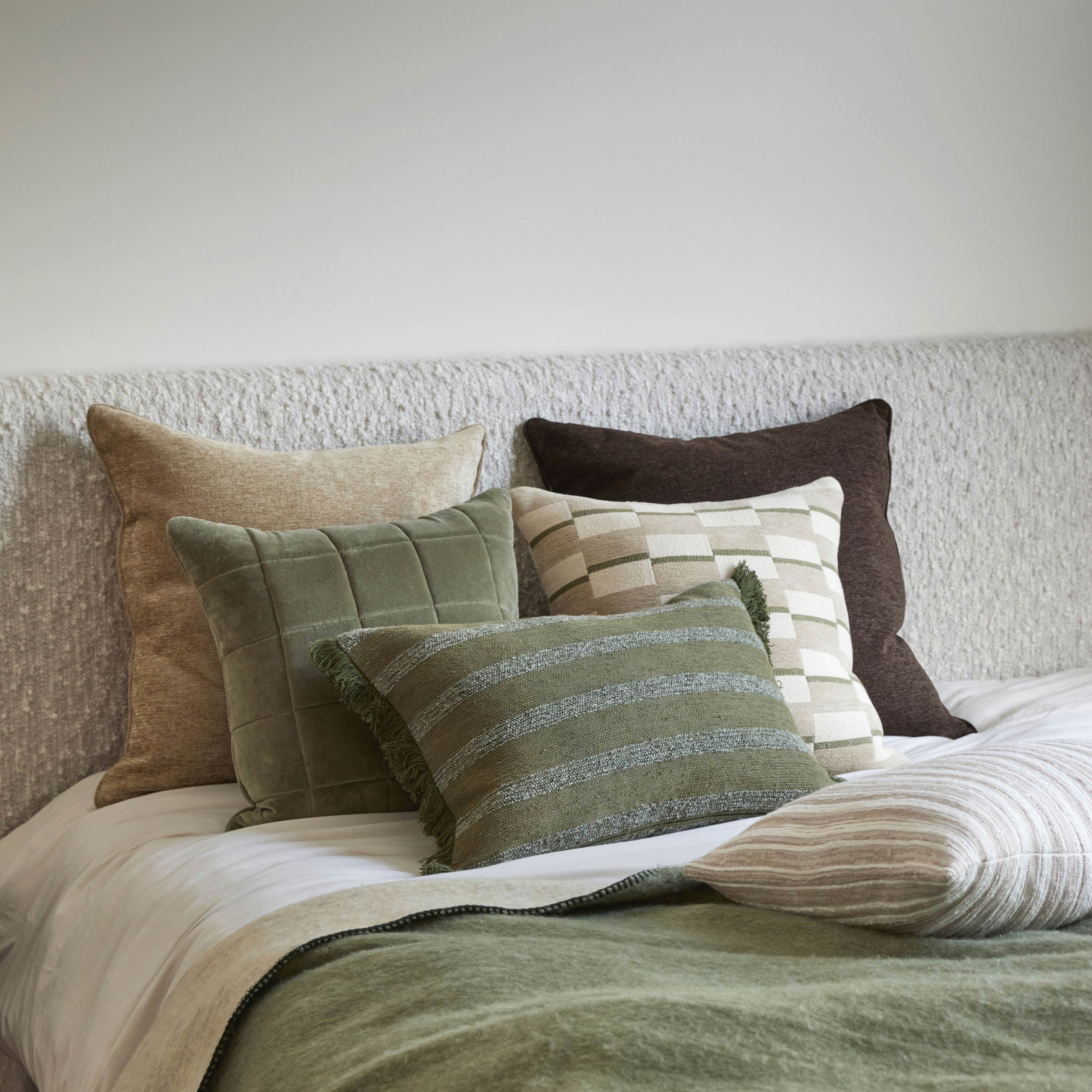 Avalon Stitch Throw | Green