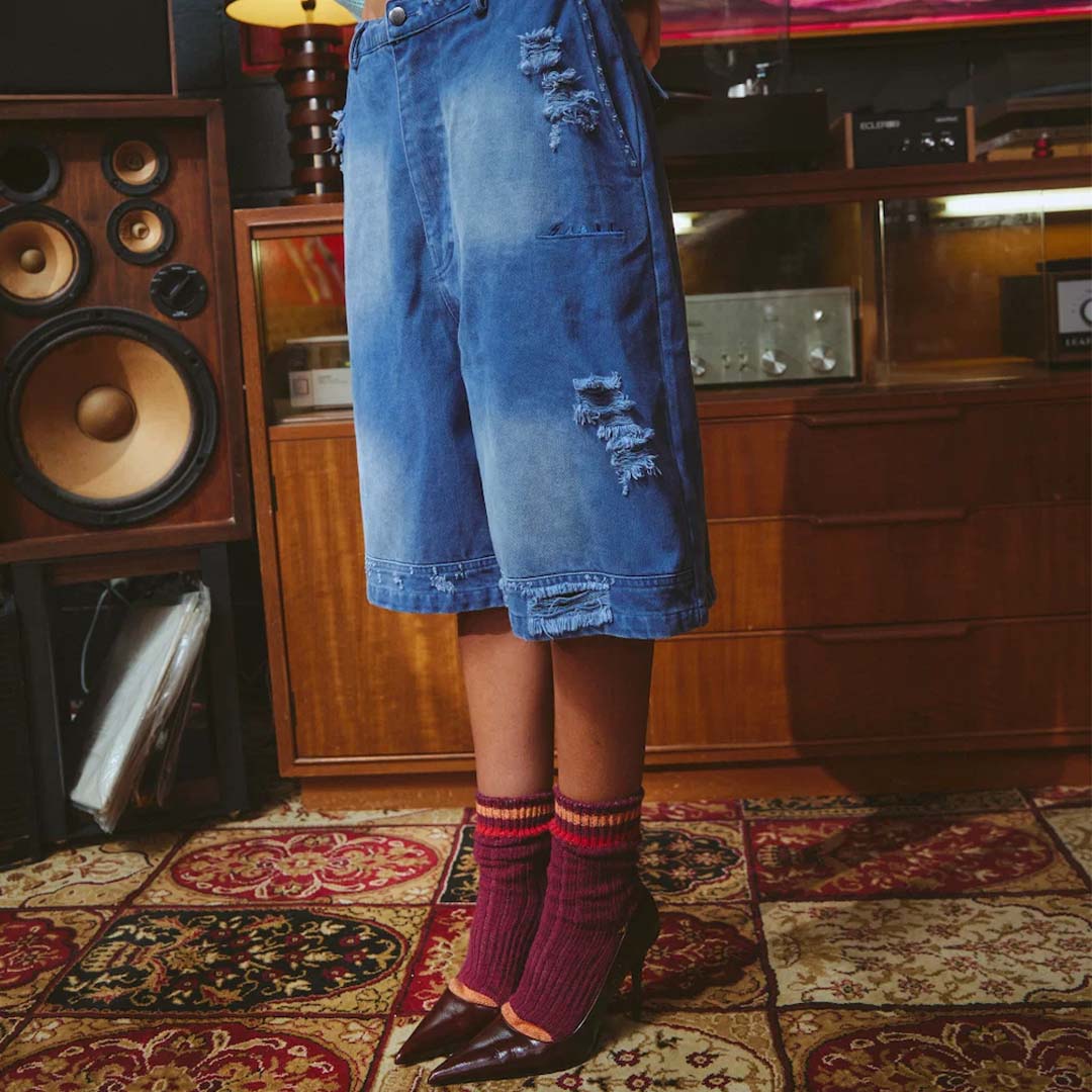 Mechanic Jorts | Indigo