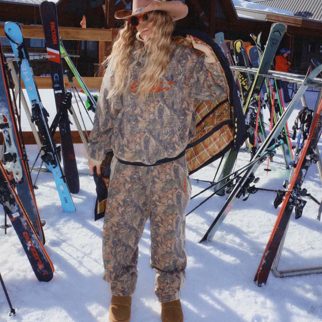 Name Yourself Tree Camo Trackpants | Tree Camo