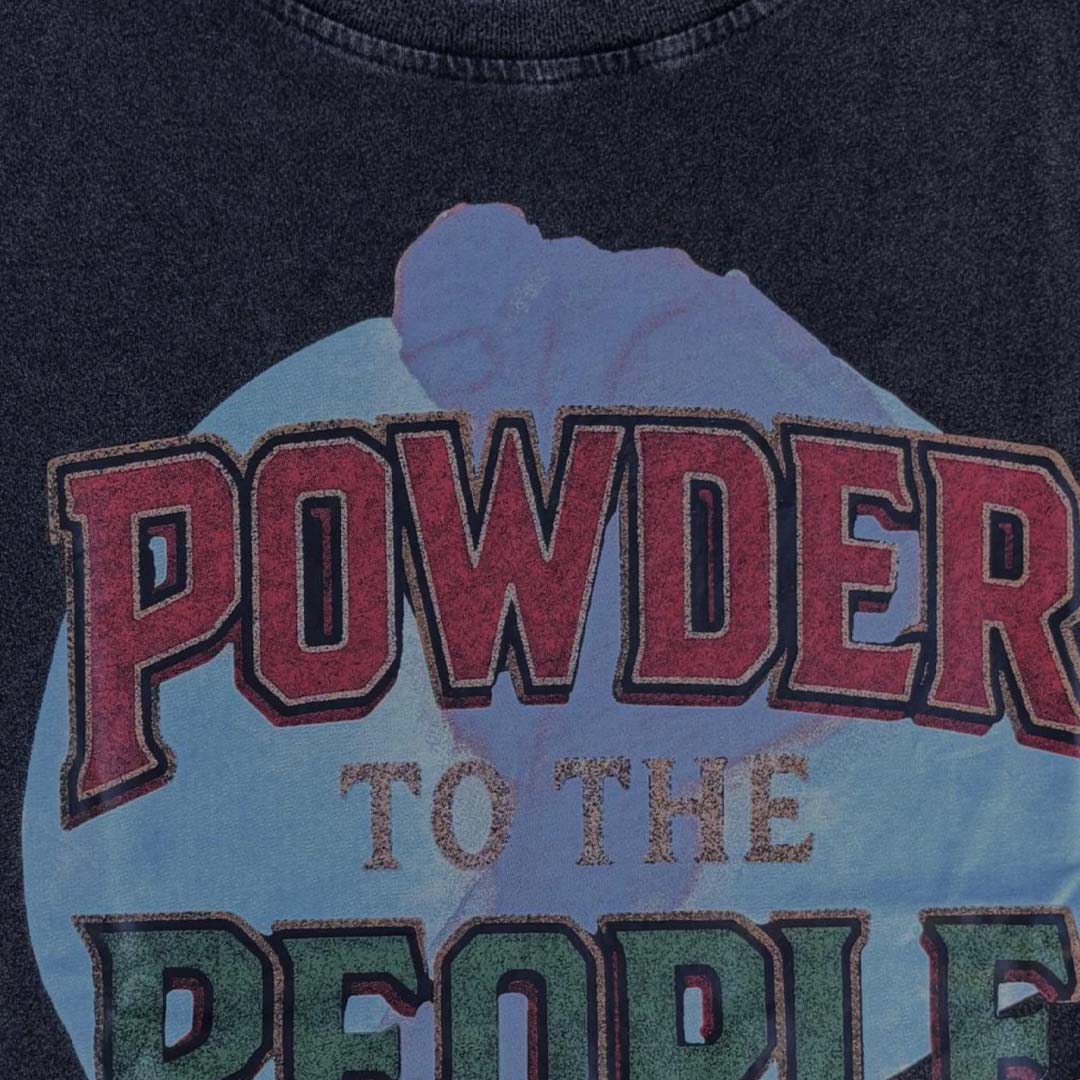 Powder to The People Tee | Washed Black