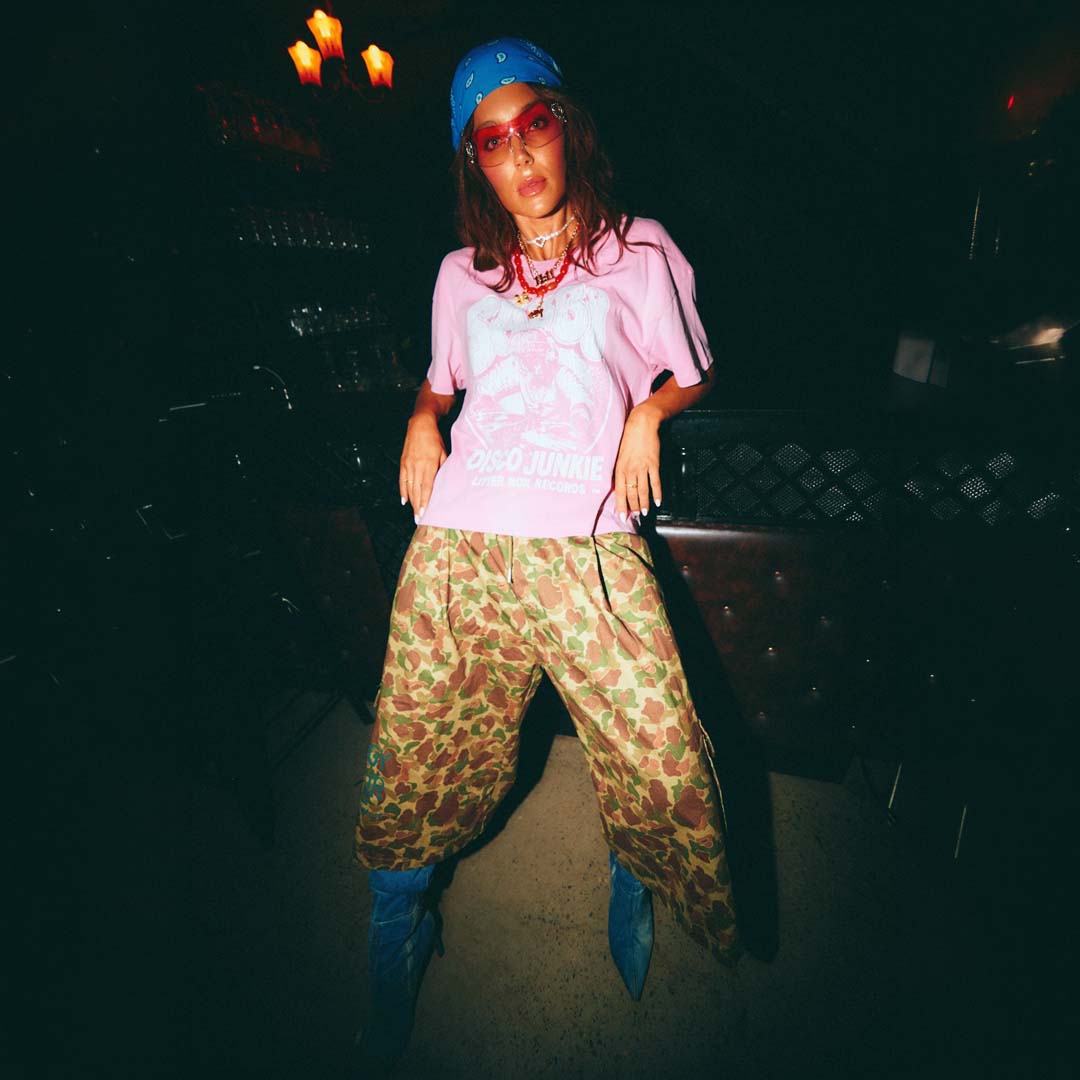 DJ Cat Tee | Pink