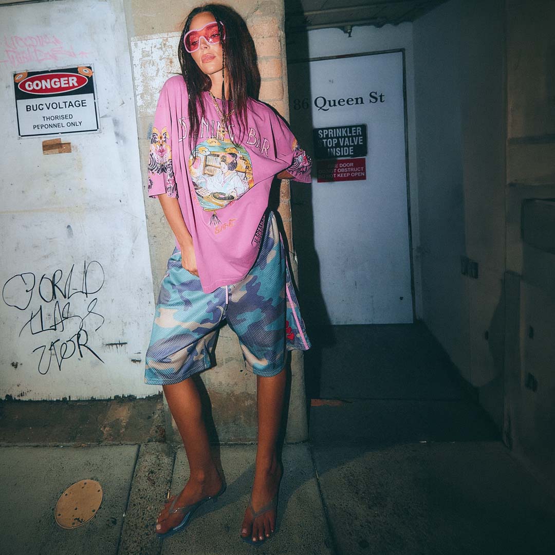 DJ Geisha Tee | Pink