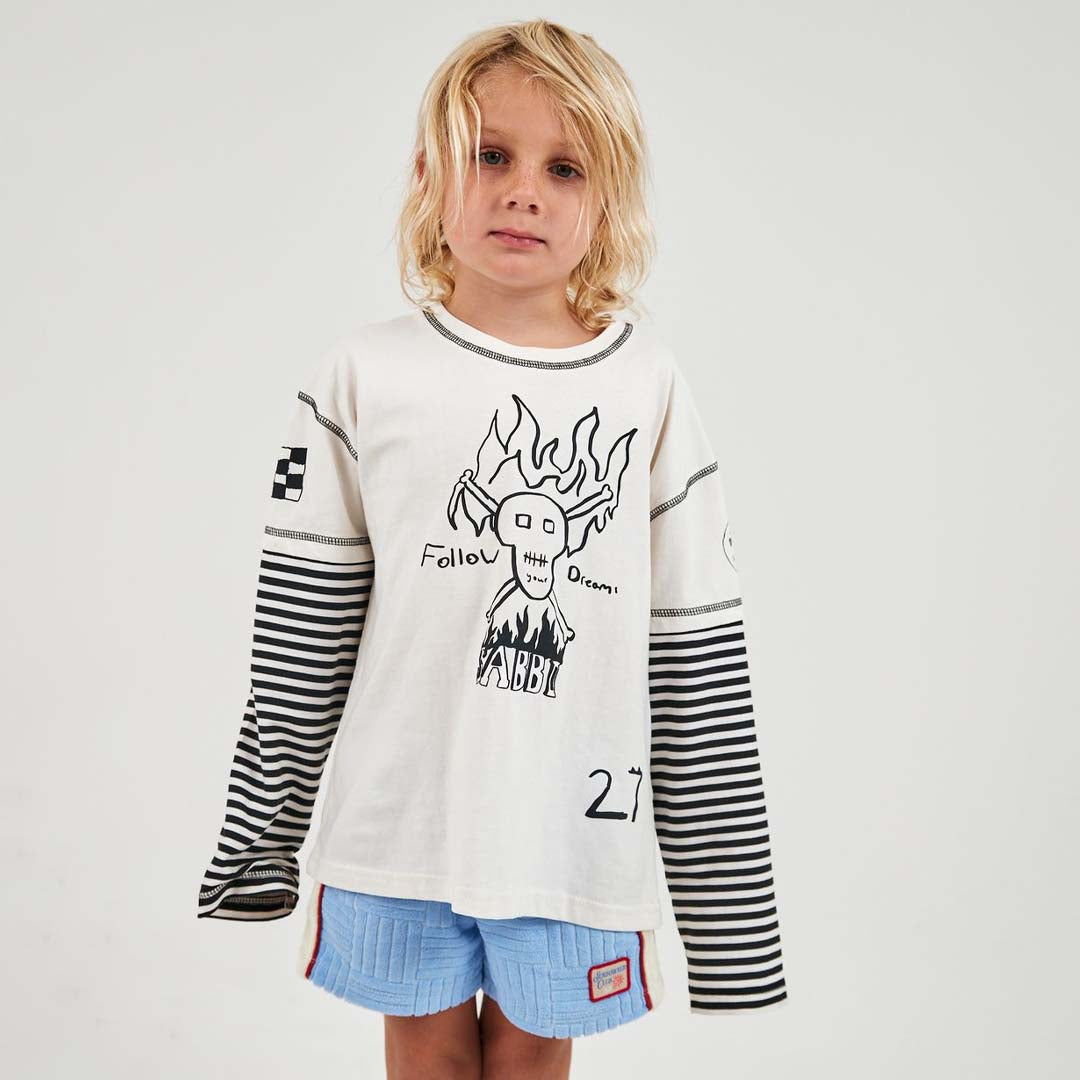 The Skull Dreams Tee | White Black