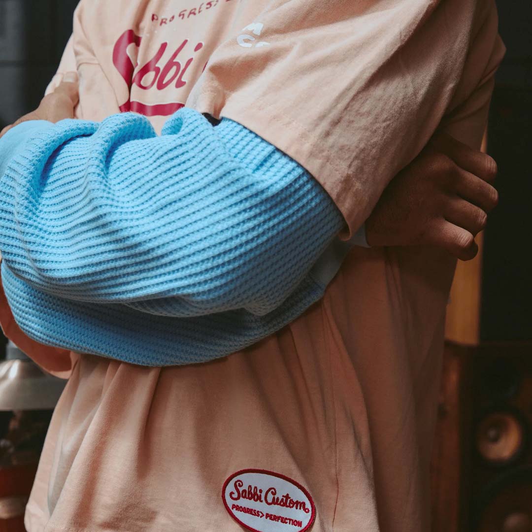 Sabbi Custom Long Sleeve Tee | Apricot