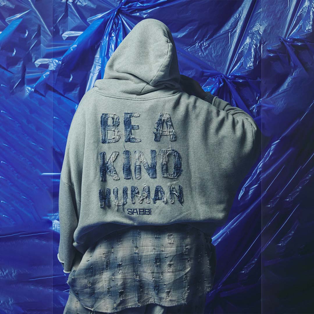 Be a Kind Human Hoodie | Blue