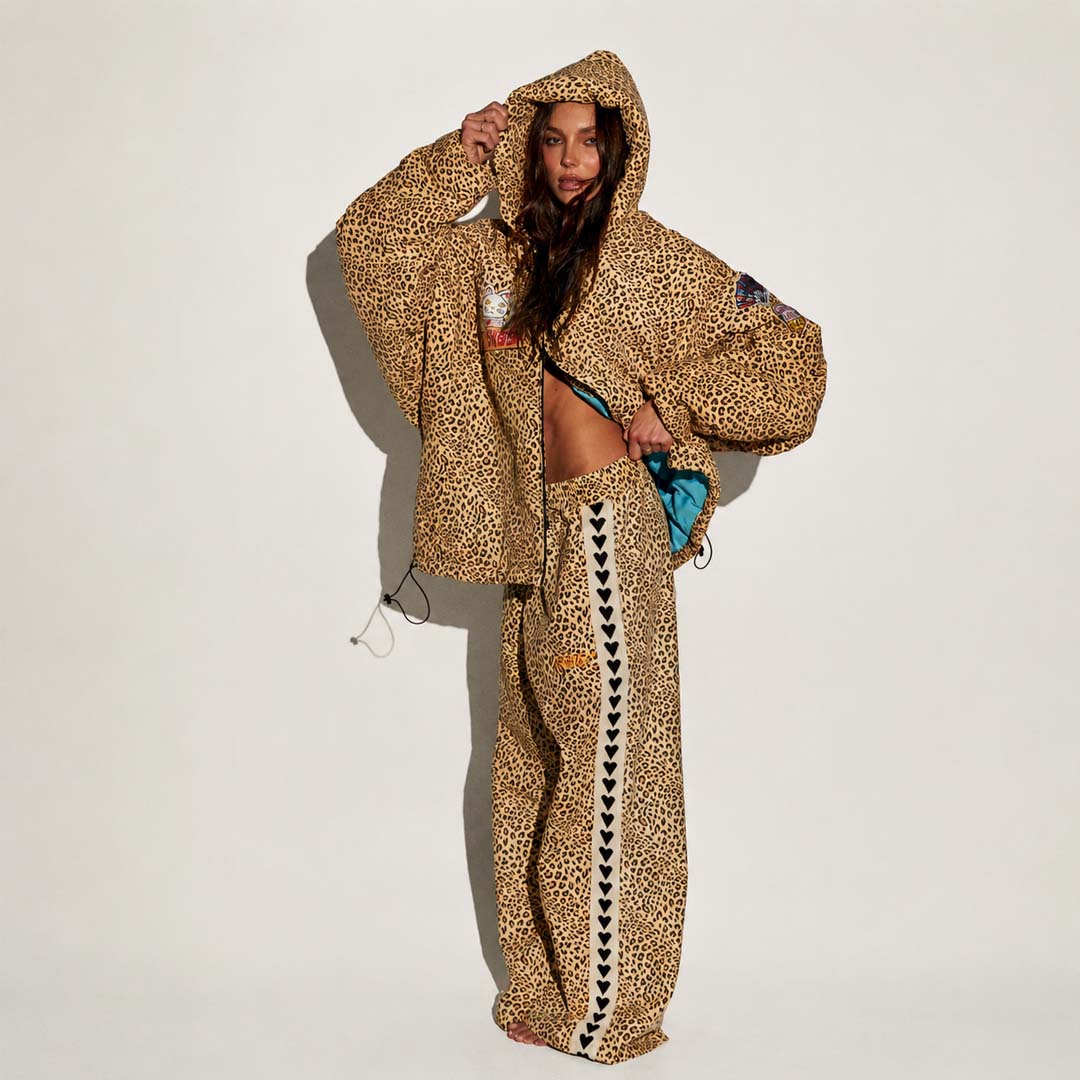 The Raving Hearts Pants | Drill Leopard
