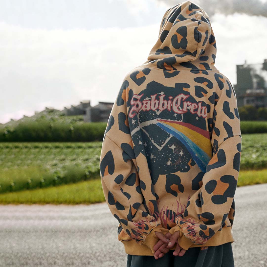 Flaming Leopard Hoodie