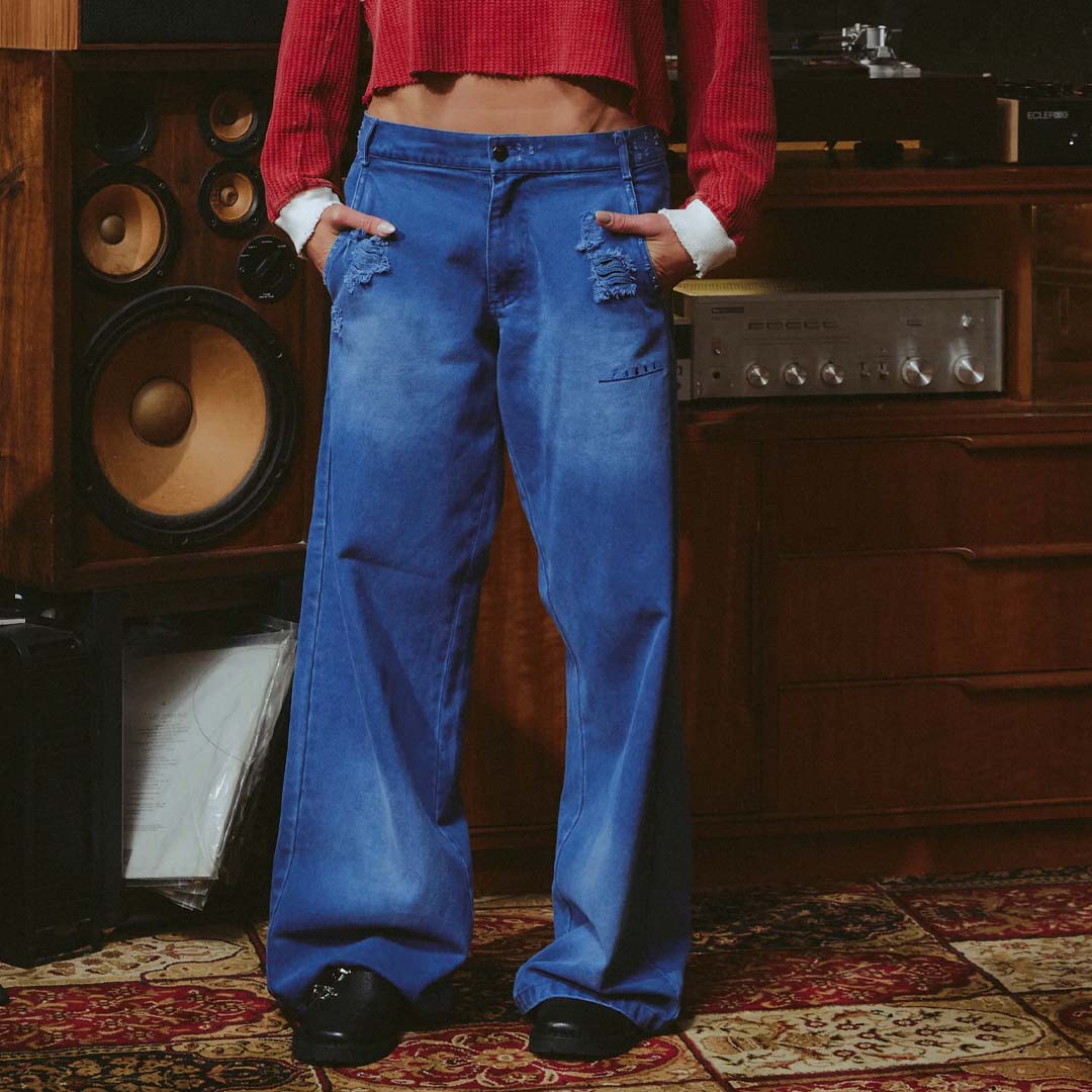 Sloppy Joe Trouser | Indigo
