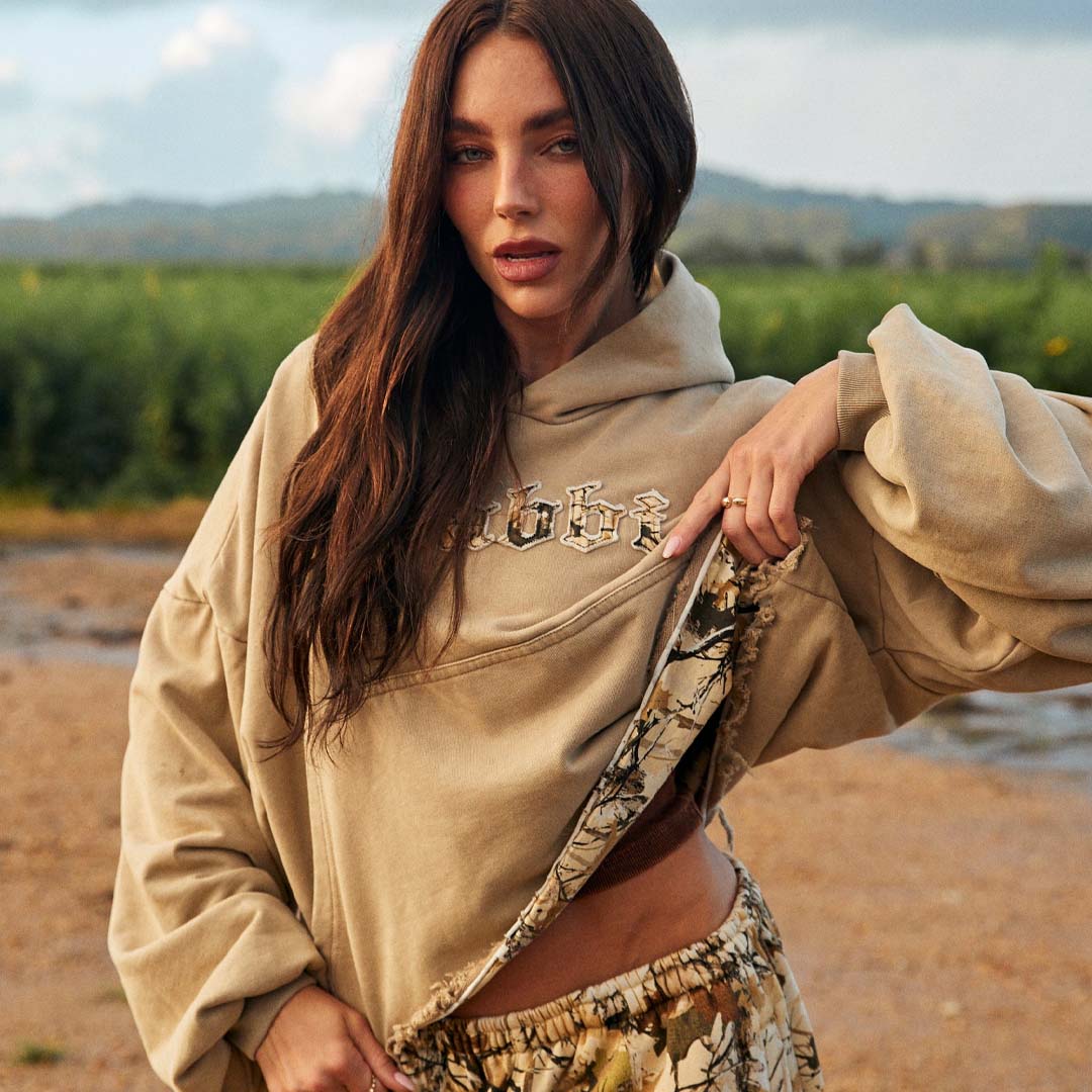 The Trees Company Crop Hoodie  | Cammo