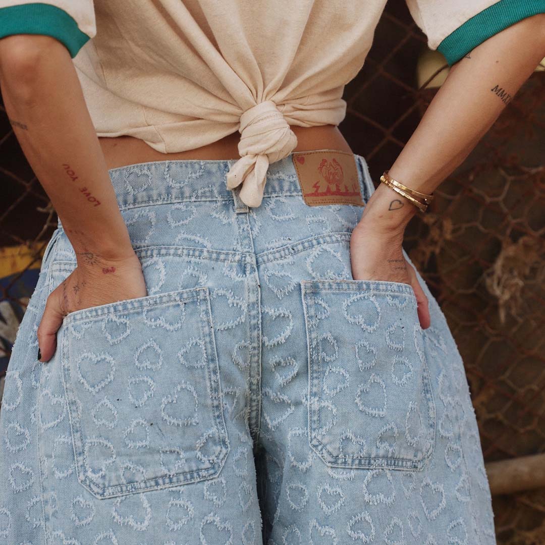 The Denim Jorts | Hearts