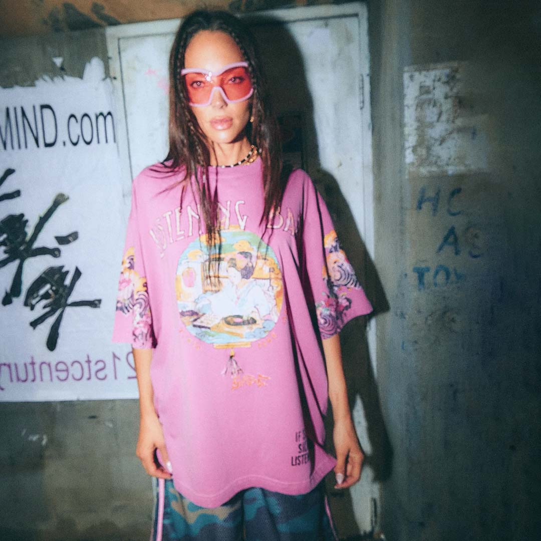 DJ Geisha Tee | Pink