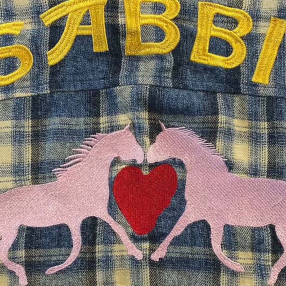 Horse Power Flannel Shirt | Blue