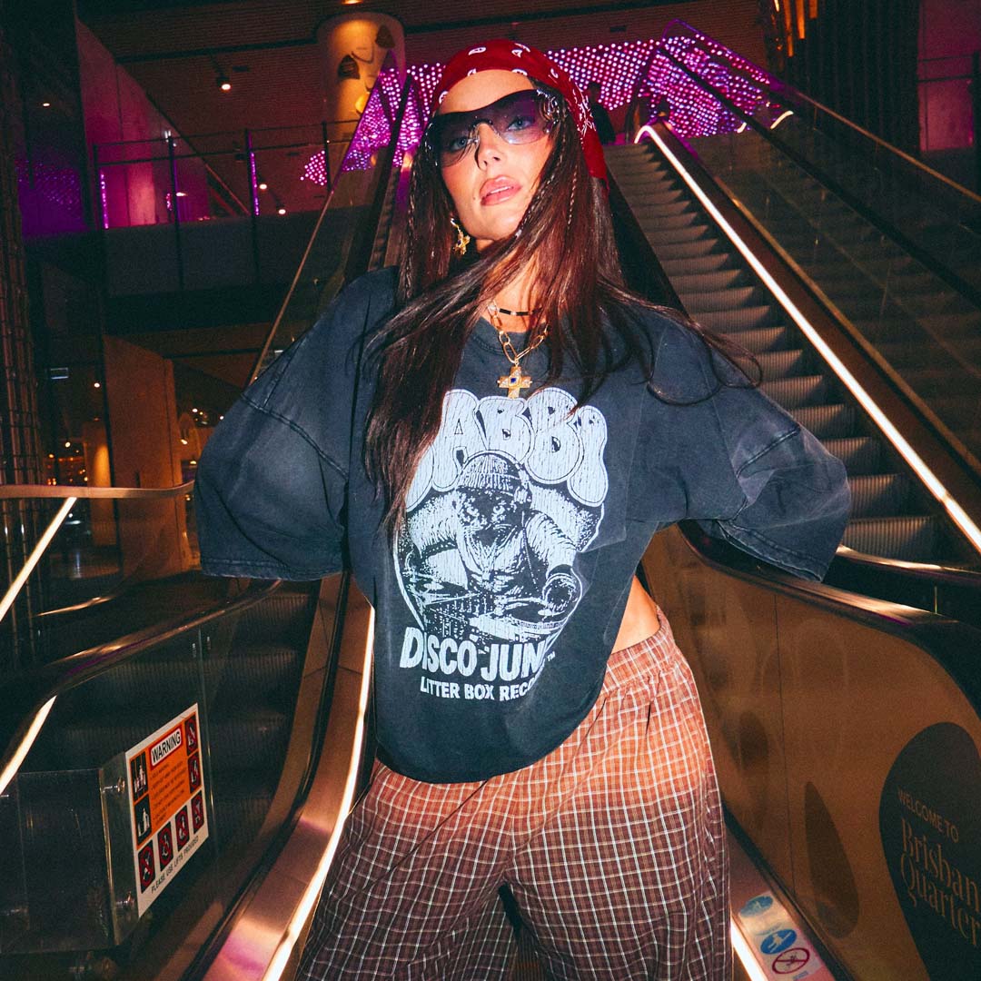 DJ Cat Tee | Black