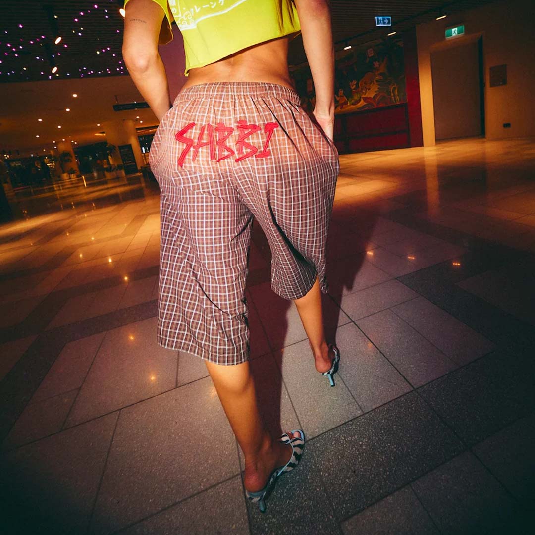 Tokyo Plaid Jort