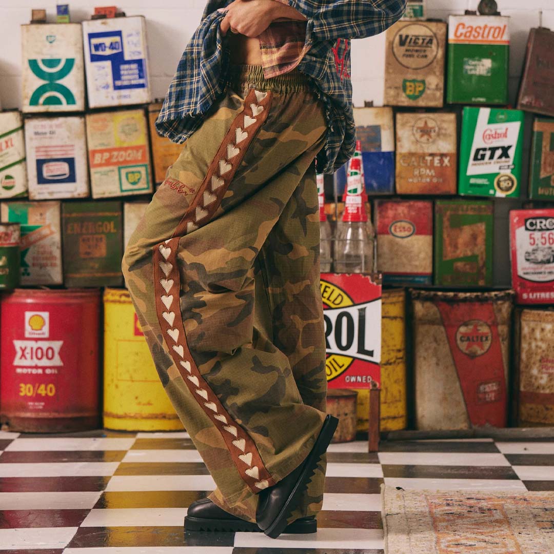 The Raving Hearts Pants | Drill Camo
