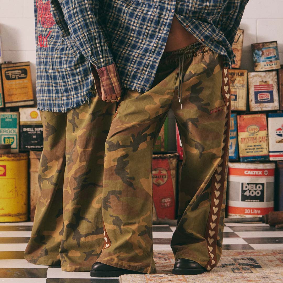 The Raving Hearts Pants | Drill Camo