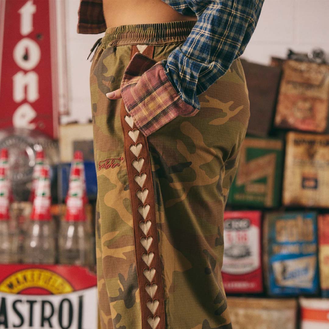 The Raving Hearts Pants | Drill Camo
