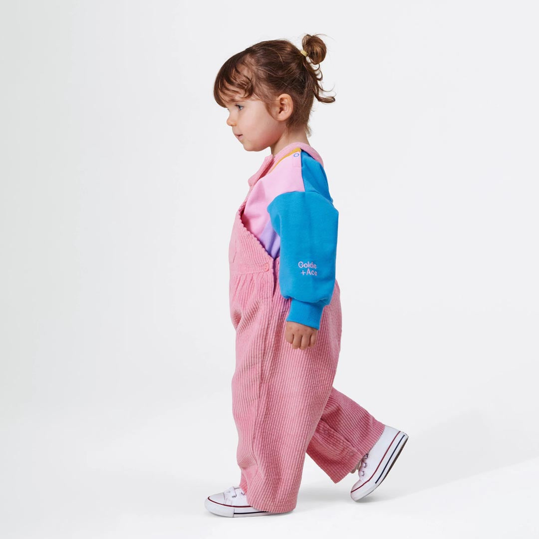 Sammy Corduroy Overall | Pink