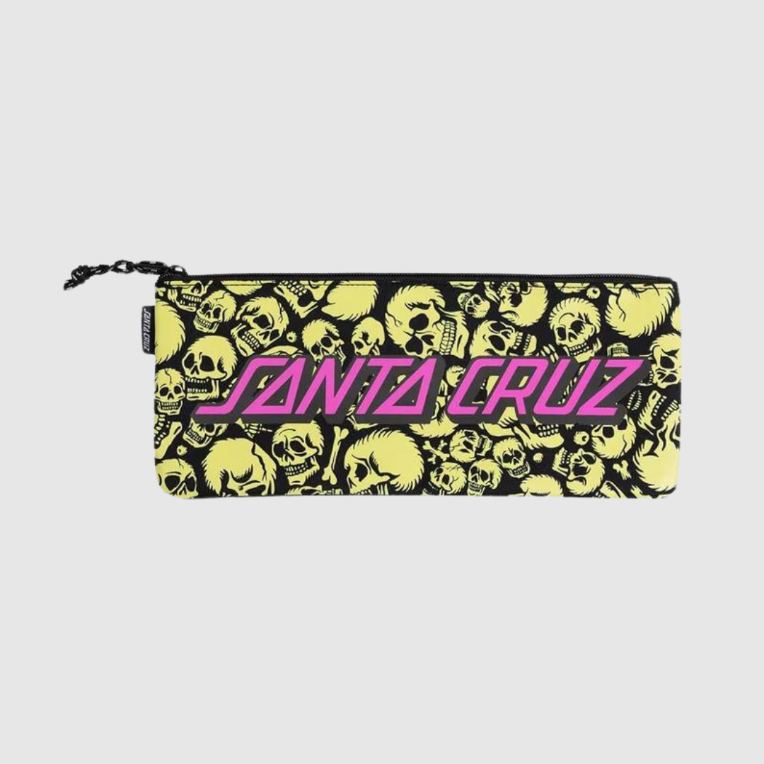 OSSUARY ALL OVER PENCIL CASE | BLACK / YELLOW