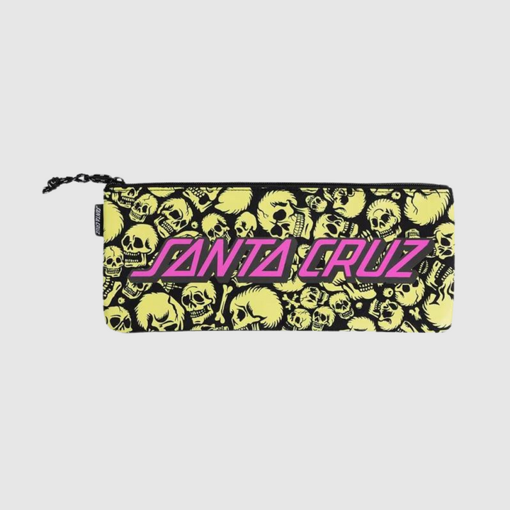 OSSUARY ALL OVER PENCIL CASE | BLACK / YELLOW