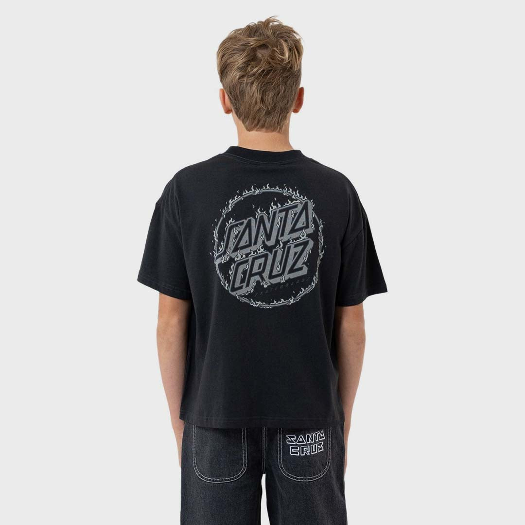 Burnt Opus Ovrszd Tee | Off Black