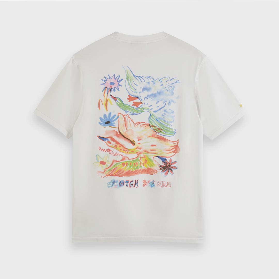 ARTWORK T-SHIRT | WHITE PRINT