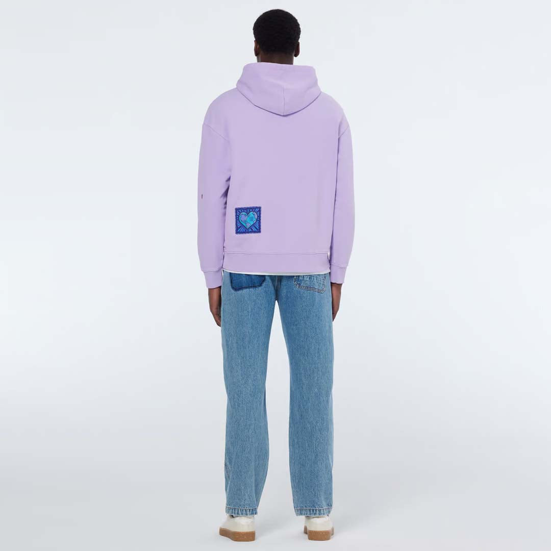 BURTON MORRIS HEART HOODIE | BRIGHT LAVENDER